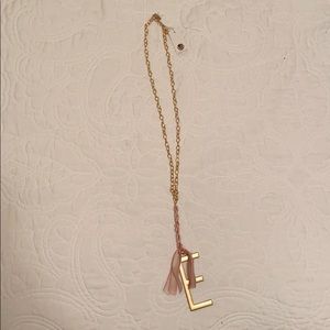 “E” Initial John Wind Necklace